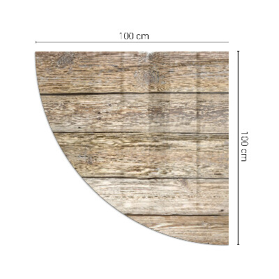 Kandalló alátét negyedév Természetes fa deszkák