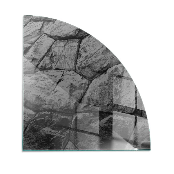 Kandalló alátét negyedév Természetes kő minta