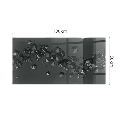 Kandalló alátét téglalap alakú Kandalló alátét téglalap alakú Absztrakt szilárdtestfelhő