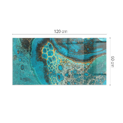 Kandalló alátét téglalap alakú Kandalló alátét téglalap alakú Absztrakt organikus minta