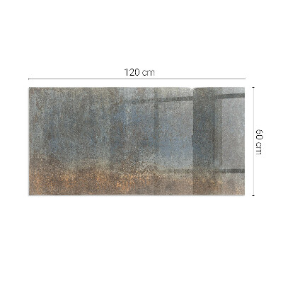 Kandalló alátét téglalap alakú Absztrakt textúra minta