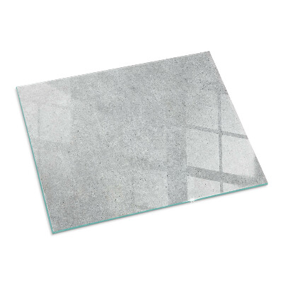 Kandalló alátét üveg téglalap alakú Kandalló alátét üveg téglalap alakú Nyers beton textúra