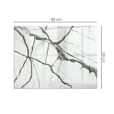 Kandalló alátét téglalap alakú Márvány véna minta