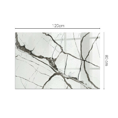 Kandalló alátét téglalap alakú Márvány véna minta