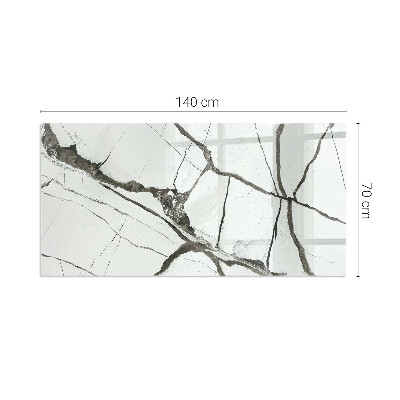 Kandalló alátét téglalap alakú Márvány véna minta