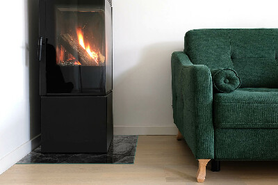 Kandalló alátét üveg téglalap alakú Természetes kő minta