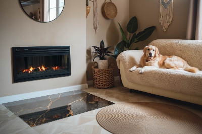 Kandalló alátét téglalap alakú Elegáns márvány erezettel