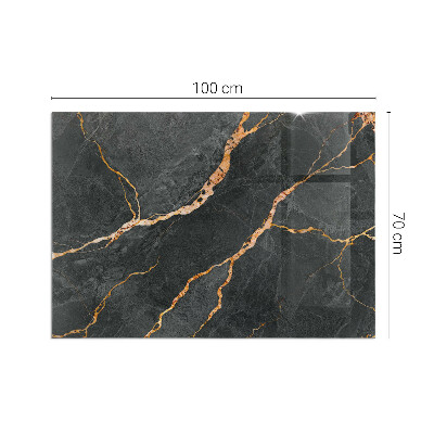 Kandalló alátét téglalap alakú Elegáns márvány erezettel