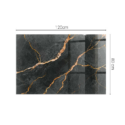 Kandalló alátét téglalap alakú Elegáns márvány erezettel