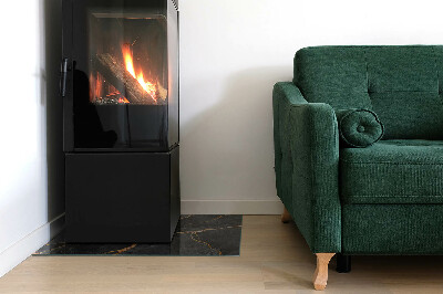 Kandalló alátét téglalap alakú Elegáns márvány erezettel