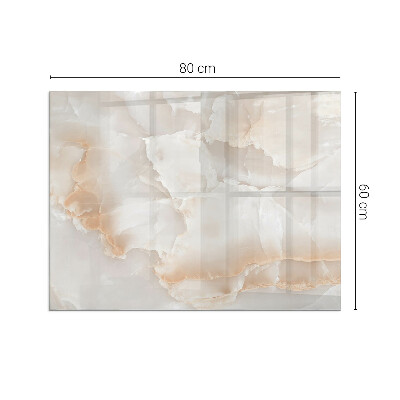 Kandalló alátét üveg téglalap alakú Természetes kő minta