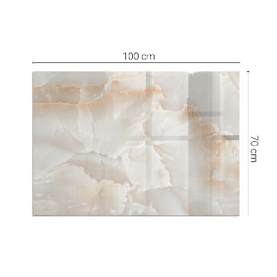 Kandalló alátét üveg téglalap alakú Természetes kő minta