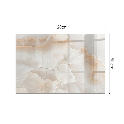 Kandalló alátét üveg téglalap alakú Természetes kő minta