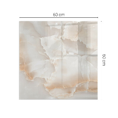 Kandalló alátét üveg téglalap alakú Természetes kő minta