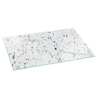 Kandalló alátét téglalap alakú Kőminta részecskékkel