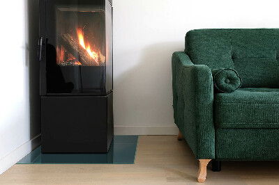 Kandalló alátét téglalap alakú Tenger színe