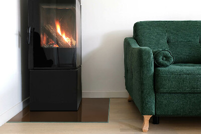 Kandalló alátét téglalap alakú Szín Barna