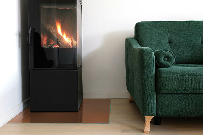 Kandalló alátét téglalap alakú Szín Barna