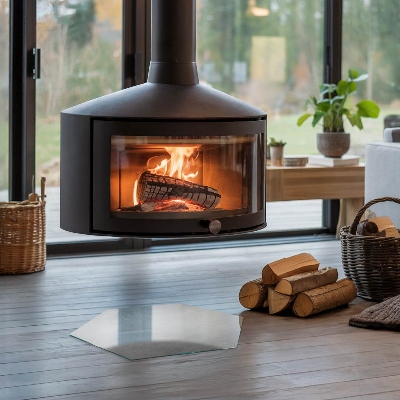 Kandalló alátét üveg hatlapú Hatásos betonszerkezet