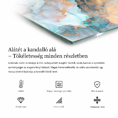 Kandalló alátét hatlapú Fából készült mozaik az elrendezésben