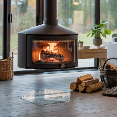 Kandalló alátét üveg hatlapú Tábla színek különböző árnyalatokban