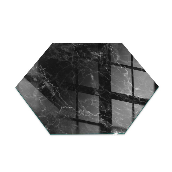 Kandalló alátét hatlapú Stílusos márvány motívum
