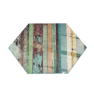 Kandalló üveg alátét hatlapú Tábla színek különböző árnyalatokban