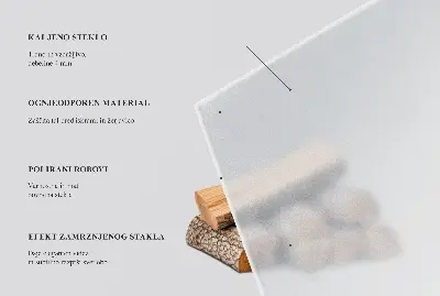 Kandalló üveg alátét féligáteresztő hatszögletű kivitelben