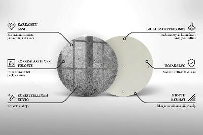 Üveg alátét gyertyákhoz kerek Beton kő textúra