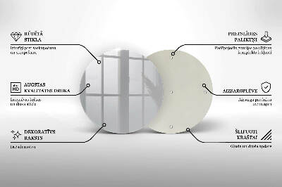 Síri gyertya alátét kerek Szürke szín