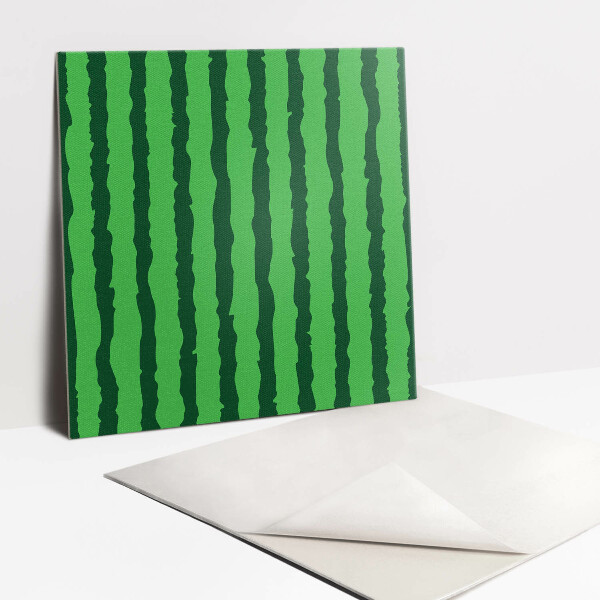 Vinyl csempe Zöld rajzfilm görögdinnye