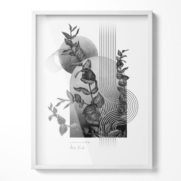 Fehér plakátkeret 60x80 cm