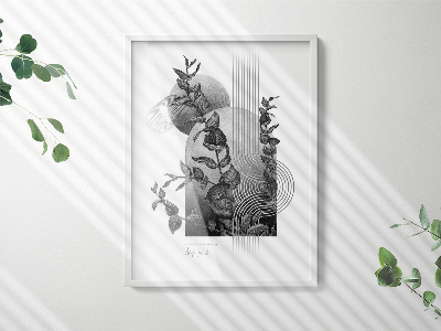 Fehér plakátkeret 60x80 cm