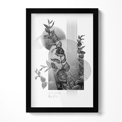 Fekete képkeret 20x30 cm