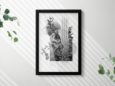 Fekete képkeret 20x30 cm