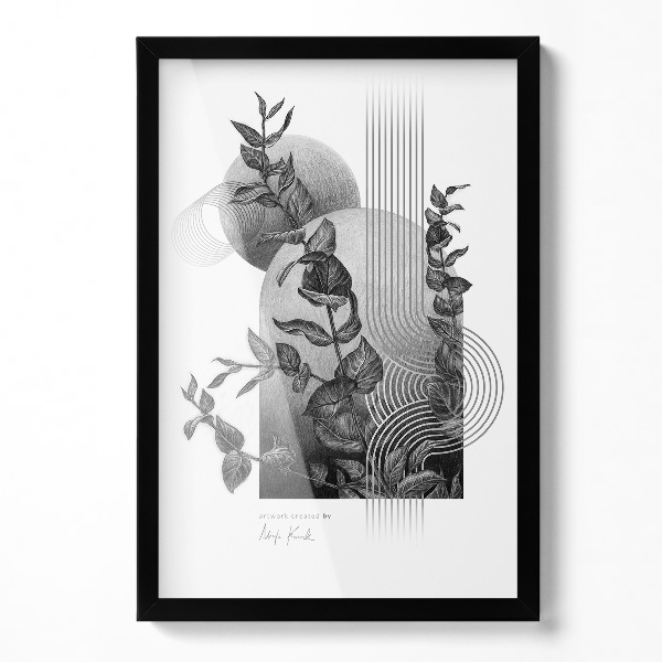 Fekete fénykép képkeret 40x60 cm