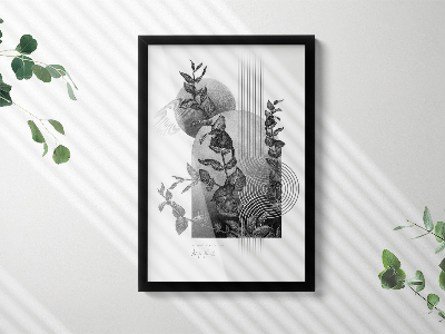 Fekete fénykép képkeret 40x60 cm