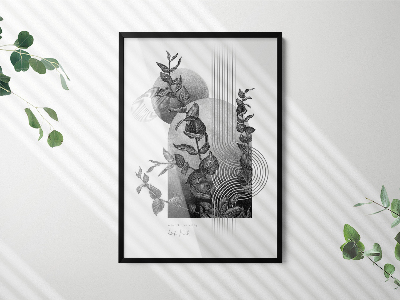 Fekete plakátkeret 70x100 cm