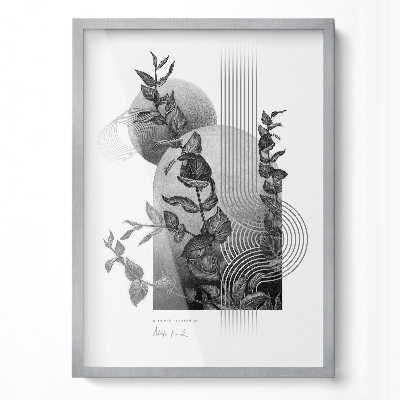 Ezüst plakátkeret 50x70 cm