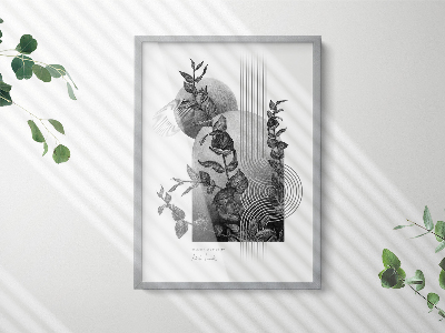 Ezüst plakátkeret 50x70 cm