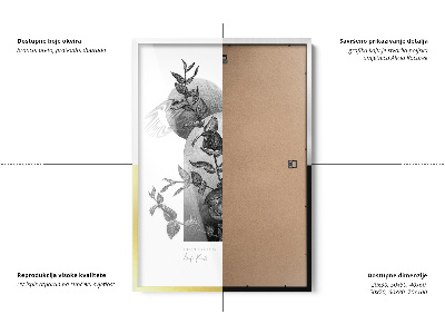 Arany fali képkeret 50x70 cm