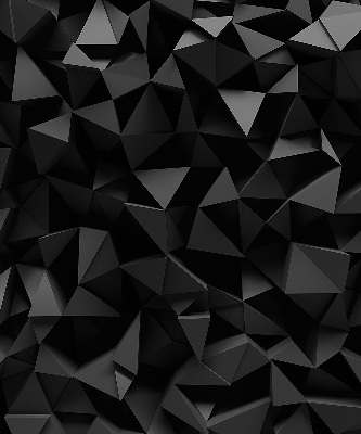 Függöny roló Fekete origami