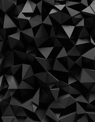 Függöny roló Fekete origami