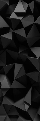 Függöny roló Fekete origami