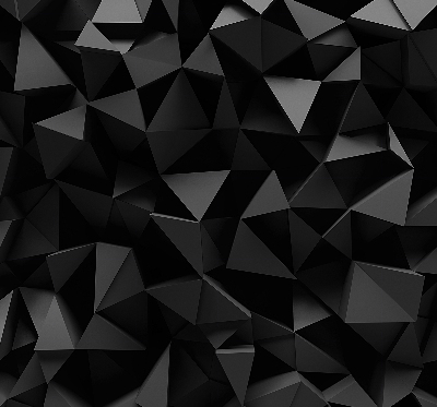 Függöny roló Fekete origami