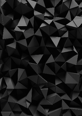 Függöny roló Fekete origami