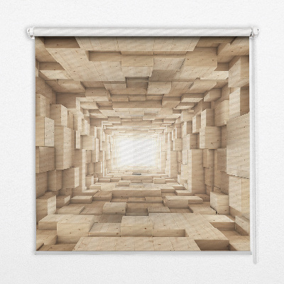 Roló árnyékoló 3D-s fa lyuk