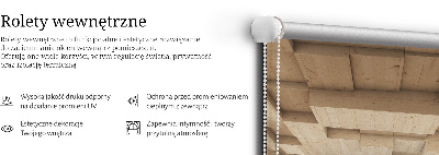 Roló árnyékoló 3D-s fa lyuk