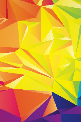 Függöny roló Színes origami minta