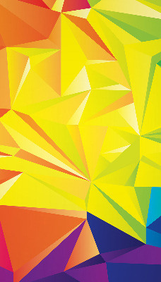 Függöny roló Színes origami minta
